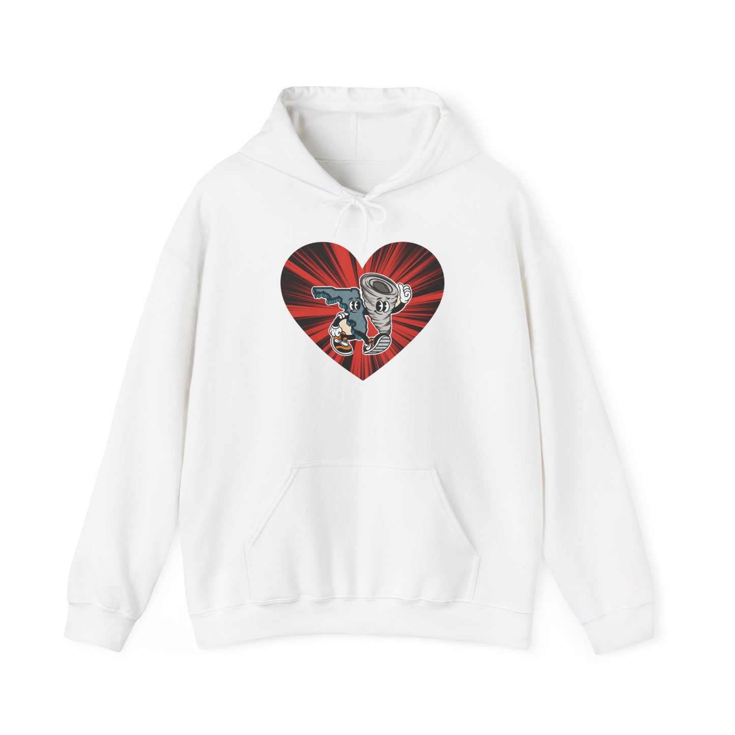 'Florida & Hurricane Besties' Unisex Heavy Blend™ Hooded Sweatshirt