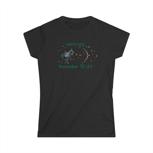 'Cusp - Sagitorpio' Women's Softstyle Tee