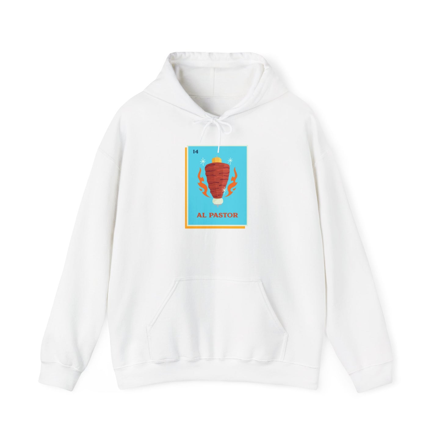 'Al Pastor Loteria' Unisex Heavy Blend™ Hooded Sweatshirt