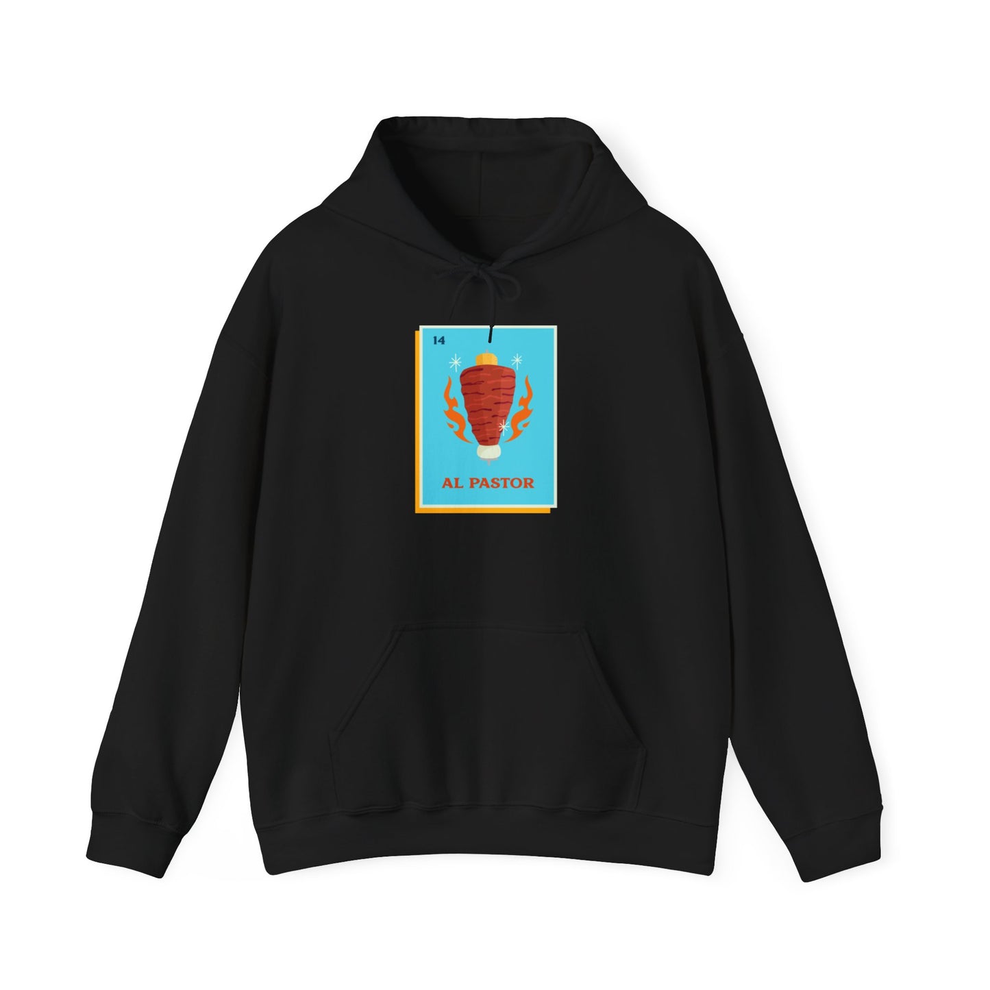 'Al Pastor Loteria' Unisex Heavy Blend™ Hooded Sweatshirt