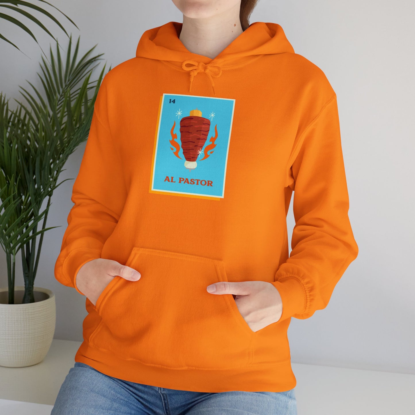 'Al Pastor Loteria' Unisex Heavy Blend™ Hooded Sweatshirt