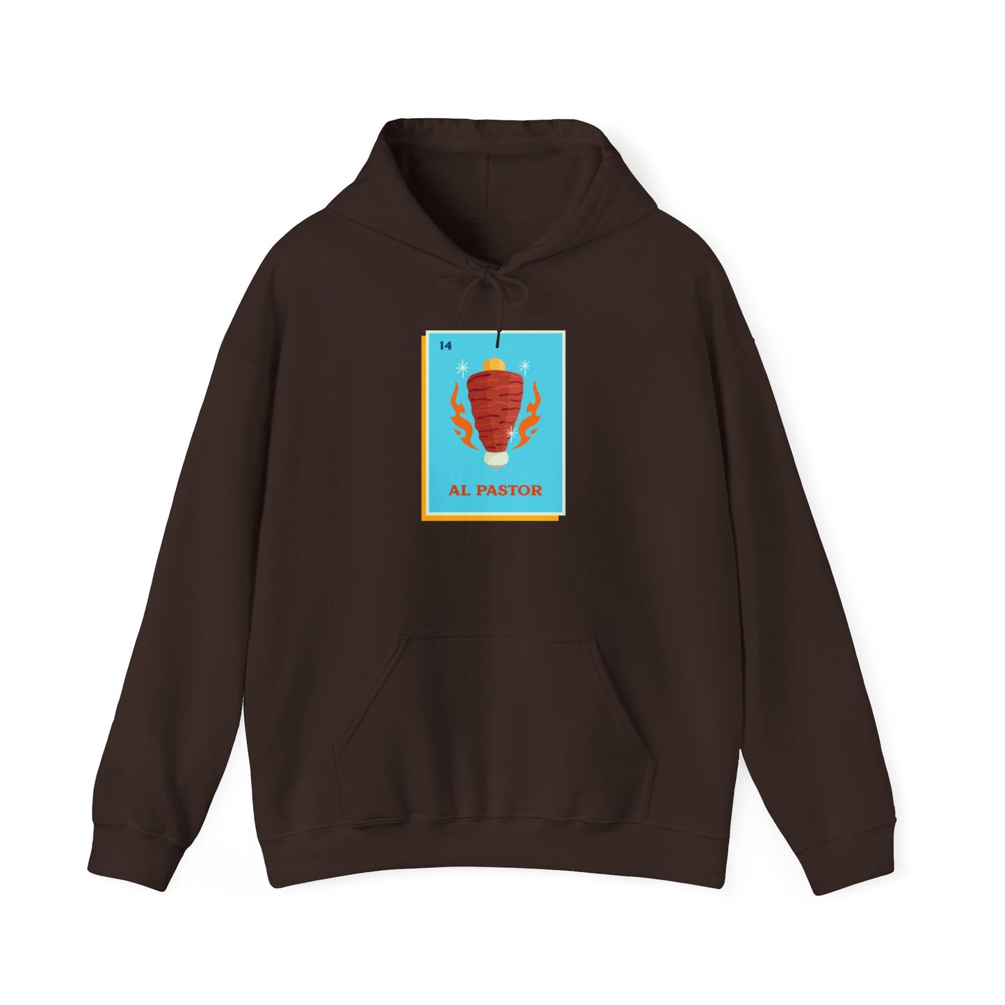 'Al Pastor Loteria' Unisex Heavy Blend™ Hooded Sweatshirt