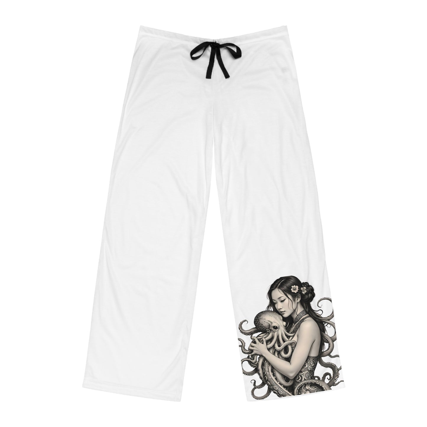 'Hold Me Close Octopus Love'. Men's Pajama Pants (AOP)